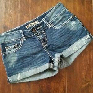 BKE denim shorts